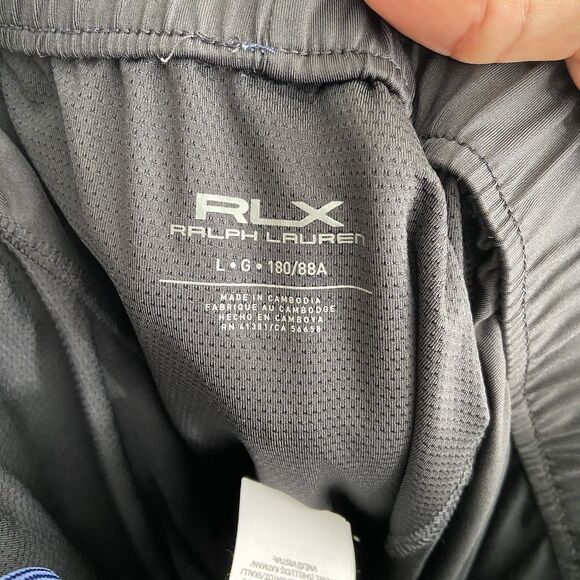 Ralph Lauren RLX Joggers Performance Men’s Large Navy Blue Vented - Picture 3 of 11